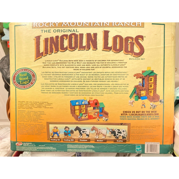 Lincoln Logs Rocky Mountain Ranch Building Set  Excellent Condition Complete 150 - Picture 2 of 10